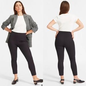 Everlane Curvy Side-Zip Stretch Cotton Pant